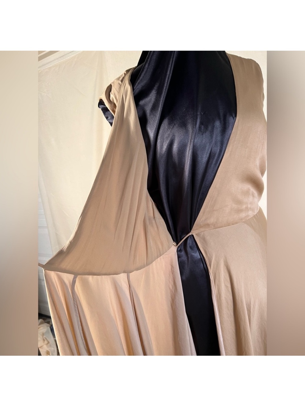 Ralph Lauren Blue Label Champagne Beige Maxi Dress - Picture 6 of 9